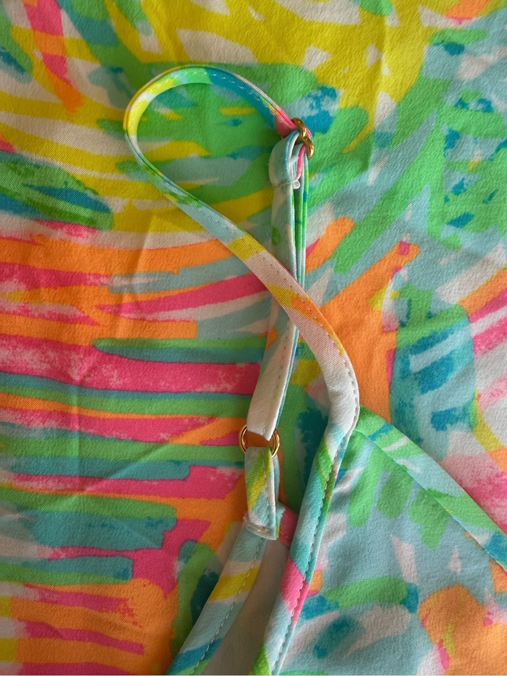 Lilly Pulitzer Neon Strappy Dress- Size Small - Picture 2 of 4